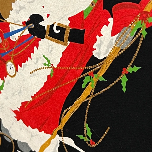 SOLD!!! XL 16/18 Santa Claus Sparkles BELIEVE Toy Sack Christmas Tree - Picture 10 of 14